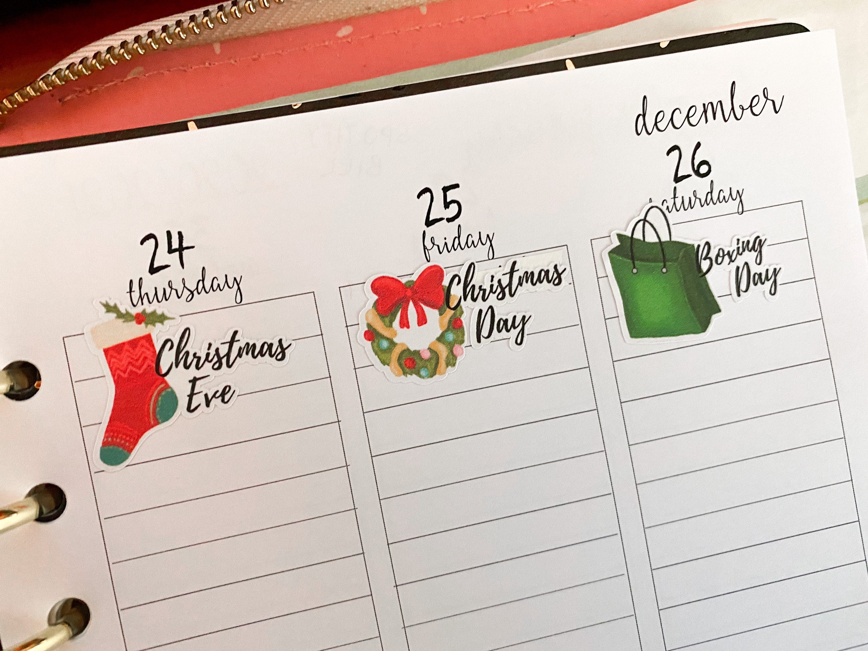 Yearly Holidays Calendar Public Holidays Festivals for - Etsy Australia