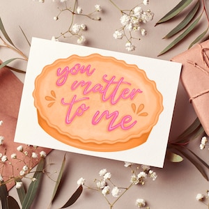 You Matter to Me - Waitress the Musical - Cartão de Dia dos Namorados, Musicais, Teatro, Cartão em Branco, Cartão de Aniversário, Cartão de Felicitações