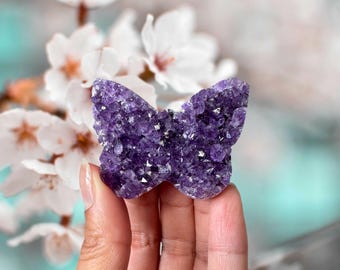 Amethyst Butterfly Cluster (small)