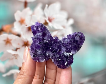 Amethyst Butterfly Cluster (small)