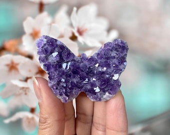 Amethyst Butterfly Cluster (small)