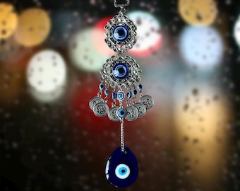Blue Evil Eye Wall Hanging