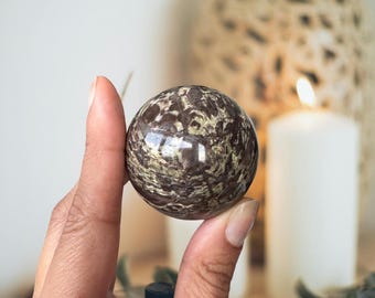 Money Agate Sphere