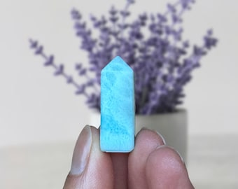 Natural Larimar Mini Tower