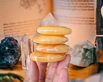 Orange Calcite Earth Stone