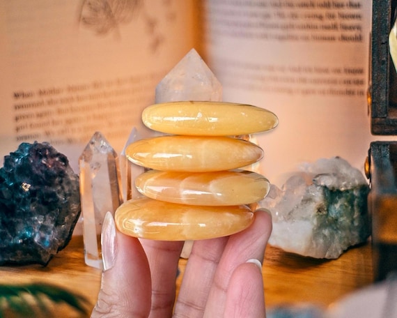 Orange Calcite Crystal Bowl - Nature's Artifacts - View #8