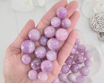 Natural Kunzite Mini Spheres