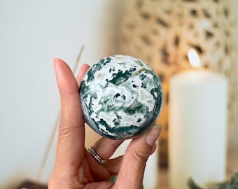 Moss Agate Sphere