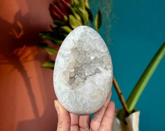 Large Agate Geode Egg