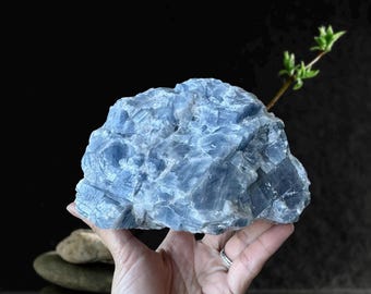 XL Blue Calcite Rough Specimen