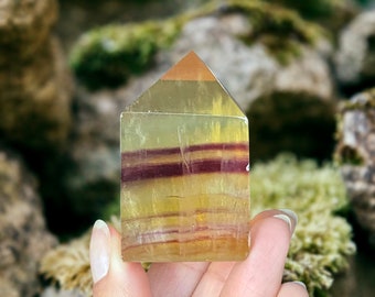 Yellow Fluorite Obelisk