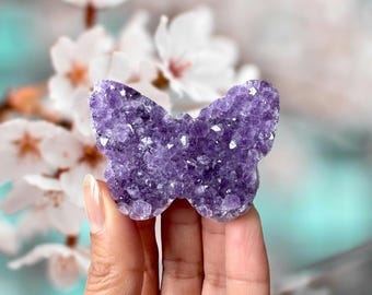 Amethyst Butterfly Cluster (small)