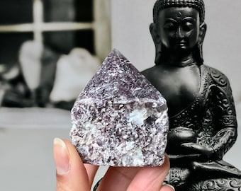 Rough Lepidolite Point (Anxiety, Depression, Empaths)