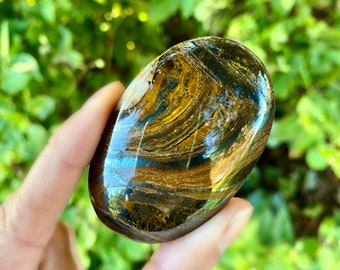 Iron Tiger Gemstone Healing Pendent Making Jewelry Stone 34X22X05 MM Wholesale Price Stunning Iron Tiger Cabochon Valentine Gift US-3835