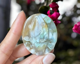 Flower Agate Yoni (Sacred Source)