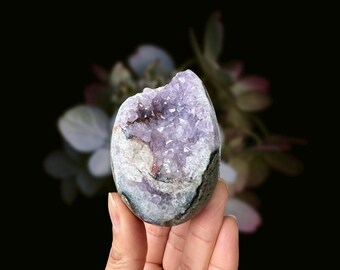 Amethyst Crystal Egg