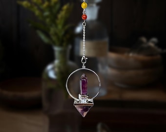 Amethyst Pyramid Point Pendulum