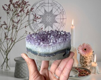 Purple Amethyst Cylinder