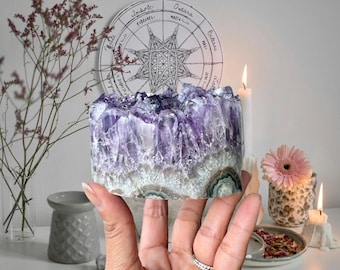 Purple Amethyst Cylinder
