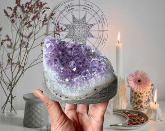 Purple Amethyst Cylinder