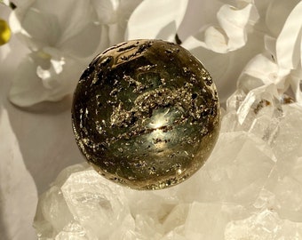 Pyrite Sphere (2.25" wide)