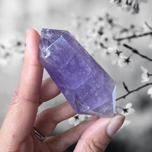 Double Terminated Amethyst, Amethyst DT, Amethyst Double Terminated Point, Amethyst Point, Amethyst Crystal DT, Amethyst Crystal Point