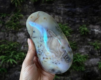 Aura Moss Agate Free Form