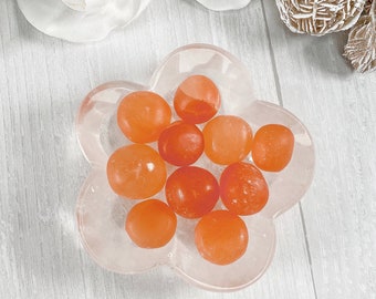 Red Selenite Tumbled Stone