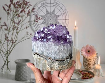 Large Amethyst Cylinder