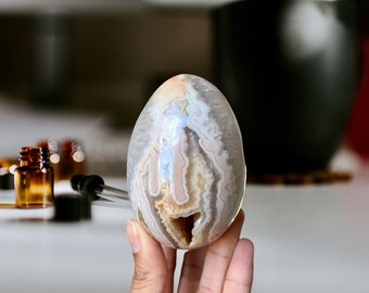 Druzy Agate Egg
