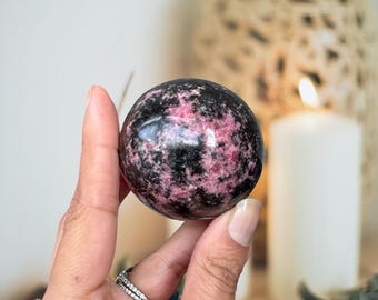 Rhodonite Sphere