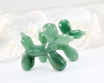 Green Aventurine Balloon Dog