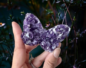 Amethyst Butterfly Cluster (medium)