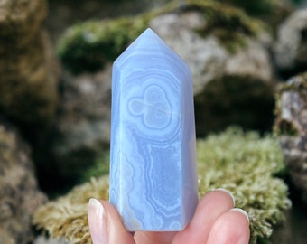 Blue Lace Agate Tower