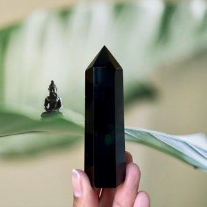 Black Obsidian Tower, Obsidian Point, Obsidian Obelisk, Obsidian Wand, Obsidian Crystal Stone, Generator Crystal, Altar, Healing Crystals