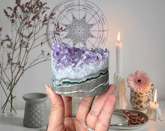 Purple Amethyst Cylinder