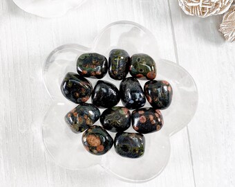 Red Snowflake Obsidian Tumbled Stone