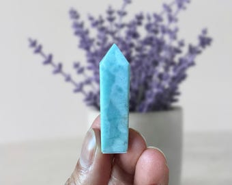 Natural Larimar Mini Tower