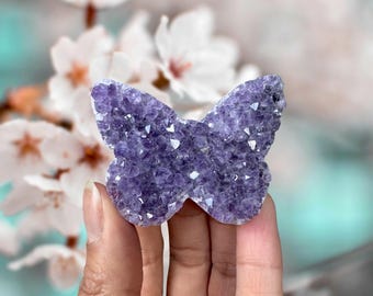 Amethyst Butterfly Cluster (small)