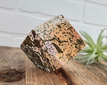 Ocean Jasper Self-Standing Cube