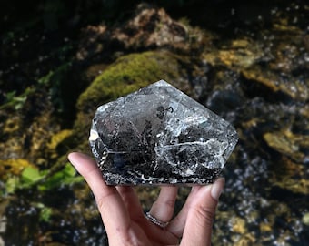 Large Lodolite (Garden Quartz) Free Form Crystal