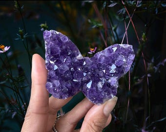 Amethyst Butterfly Cluster (medium)