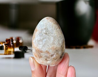 Pink Amethyst Druzy Egg