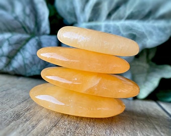 Orange Calcite Earth Stone