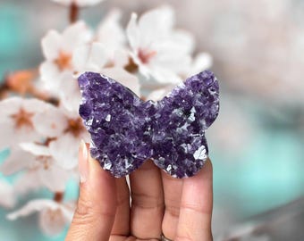 Amethyst Butterfly Cluster (small)