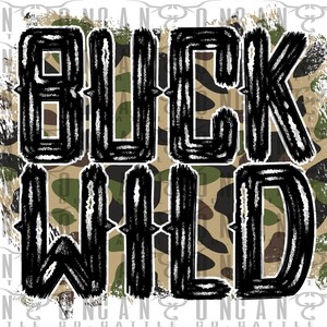 buck wild, western, southern, Camo, country, png, instant download, sublimation design