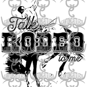 talk rodeo to me, rodeo, western, punchy, bucking bronco, cowboy, png, instant download, sublimation design