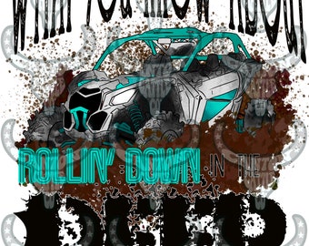 what you know about rolling down in the deep, maverick, can-am, png, instant download, sublimation design