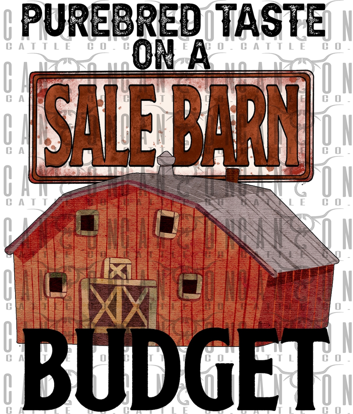 Purebred Taste on a Sale Barn Budget Farm Ranch Western Etsy