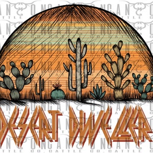 woestijnbewoner serape zonsondergang, cactus, woestijn, westers, png, instant download, sublimatie ontwerp